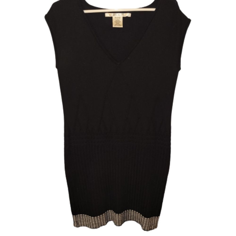 Max Studio black sleeveless knit dress